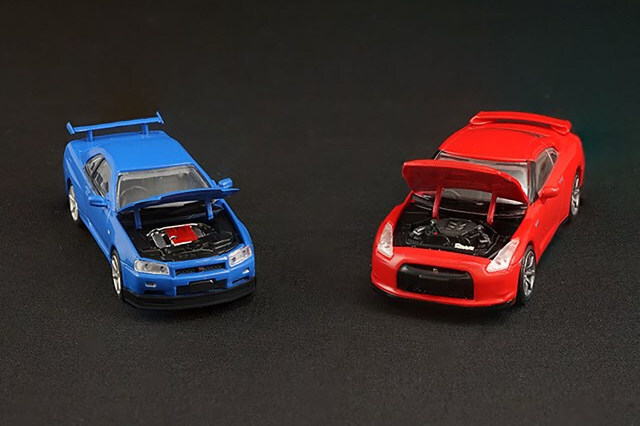 激レア 1/64 限定品 スカイライン ER-34とGT-R R35 2台セット 激レア 1/64 限定品 スカイライン ER-34とGT-R R35 2台セット