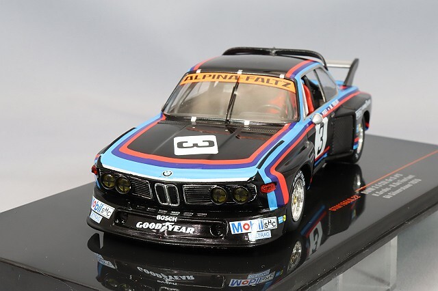 イクソ 1/43 BMW 3.5 CSL Gr.5 1976 シルバーストーン6H 4位 #3 H