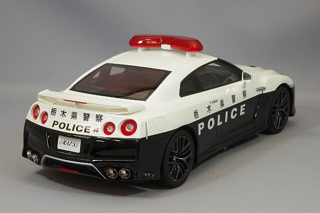 RAI'S 1/18 日産 GT-R (R35) 2018 栃木県警察高速道路交通警察隊車両