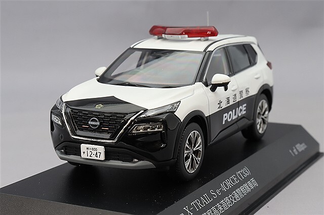 RAI'S 1/43 日産 エクストレイル S e-4ORCE (T33) 2023 北海道警察高速
