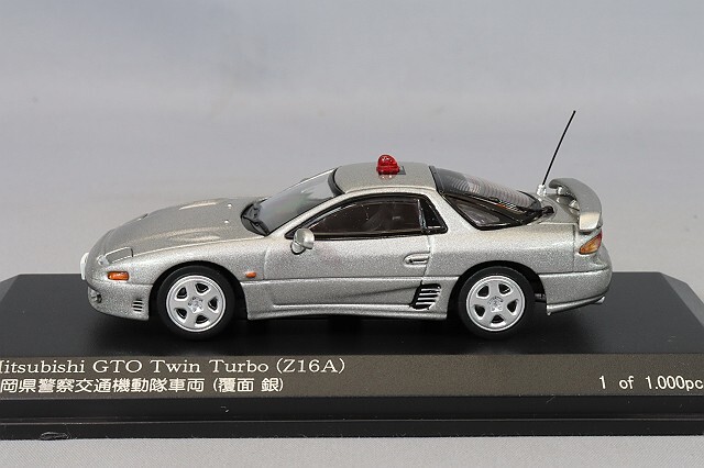 RAI'S 1/64 三菱 GTO ツインターボ (Z16A) 静岡県警察交通機動隊車両