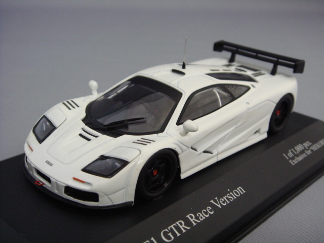 イクソ 1/43 ヘコルサ特注 マクラーレン F1 GTR レースバージョン ホワイト