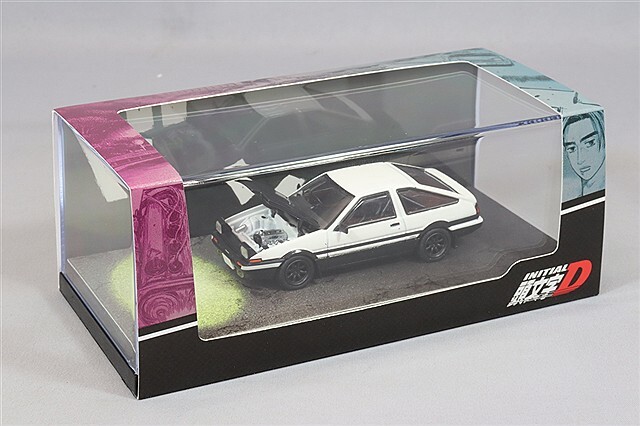ホビージャパン 1/64 トヨタ スプリンター トレノ (AE86) エンジン搭載