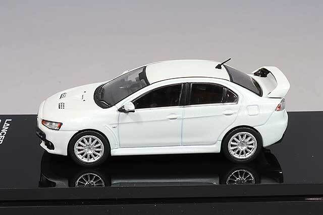 ホビージャパン 1/64 三菱 ランサーエボリューション 10 ホワイトパール