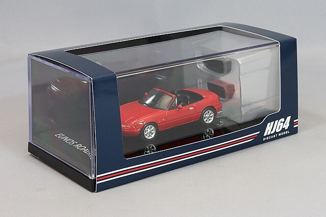 ロードスターNA トノカバー　ユーノス ホビージャパン 1/64 マツダ ユーノスロードスター（NA6CE） J