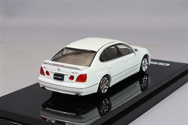 新品未開封 LEXUS GS430 1/64 レクサス ミニカー ホビージャパン Hobby Japan 1:64 Lexus GS430 (US Spec LHD) in White Pearl – Model