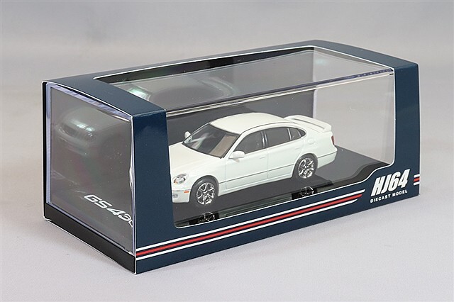 ホビージャパン 1/64 レクサス GS430 ホワイトパール