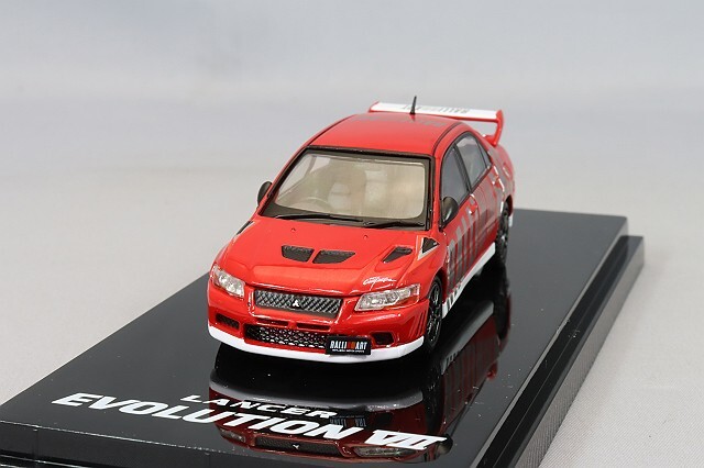 ホビージャパン 1/64 三菱 ランサー エボリューション VII GSR ラリー