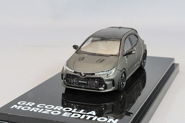 トヨタ GRカローラ ミニカー マットスティール【非売品】 ホビージャパン 1/64 トヨタ GR カローラ RZ モリゾーエディション