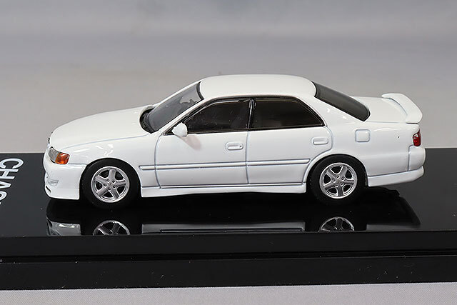 ホビージャパン　トヨタ チェイサーTOURER　V　JDM STYLE ホワイト 1/64 トヨタ チェイサー TOURER V (JZX100) 1998 / JDM STYLE
