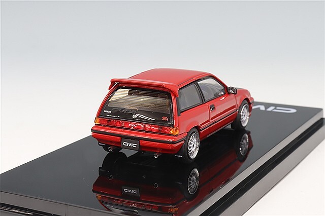 【ホビージャパン】50周年アニバーサリー 1/64スケール・ホンダシビック 2台 ホビージャパン 1/64 ホンダ シビック (AT) 後期型 JDMストリー
