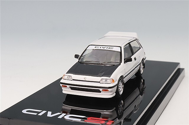 ホビージャパン 1/64 ホンダ シビック (AT) 後期型 JDMストリー