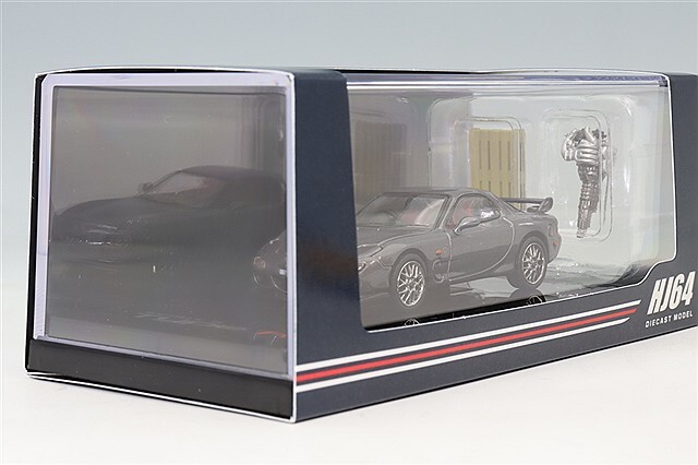 1/43 Wits　マツダ　RX-7 スピリットR タイプA　ミニカー　グレー ホビージャパン 1/64 マツダ RX-7 (FD3S) スピリットR タイプA