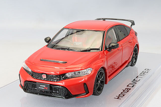HobbyJAPAN - 1/43 ホンダ シビック TYPE R FL5 フレイムレッド ホビージャパン ホンダ シビック (FL4) e:HEV プレミアムクリスタルレッド