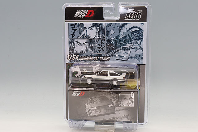ホビージャパン 1/64 トヨタ カローラ レビン (AE86) 頭文字D 秋山渉