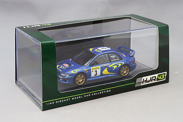 ホビージャパン スバル インプレッサ WRC 1997 #4　モンテカルロ ホビージャパン 1/43 スバル インプレッサ No.4 1997 WRC ラリー