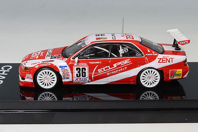 ホビージャパン 1/64 ZENT イクリプス チェイサー 1997 JTCC #36 関谷正徳