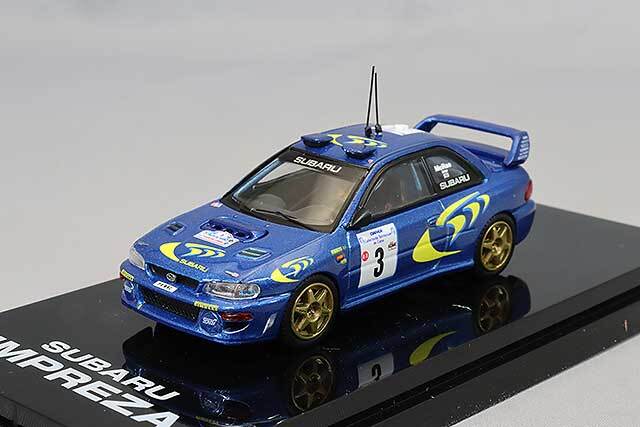 ホビージャパン1/64 スバルインプレッサ WRC 1997 #4 2台 ホビージャパン 1/64 スバル インプレッサ WRC 1997 ツールドコルス #3