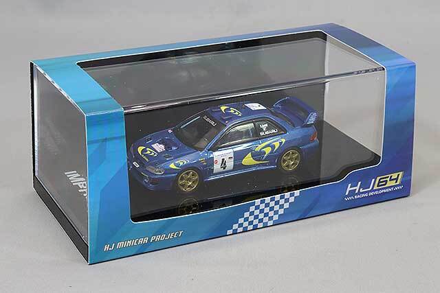 ホビージャパン64/1　インプレッサ4台セット ホビージャパン 1/64 スバル インプレッサ WRC 1997 ツールドコルス #4