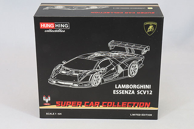 HUNG HING TOYS 1/64 ランボルギーニ エッセンサ SCV12 イエロー