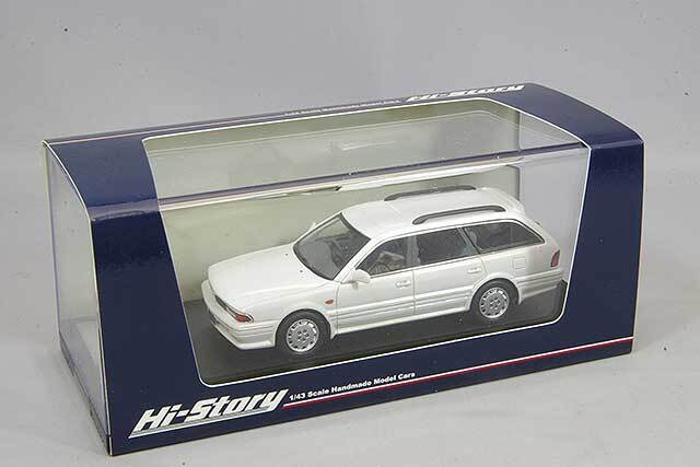 ハイストーリー 1/43 三菱 ディアマンテ ワゴン 1993 パールホワイト