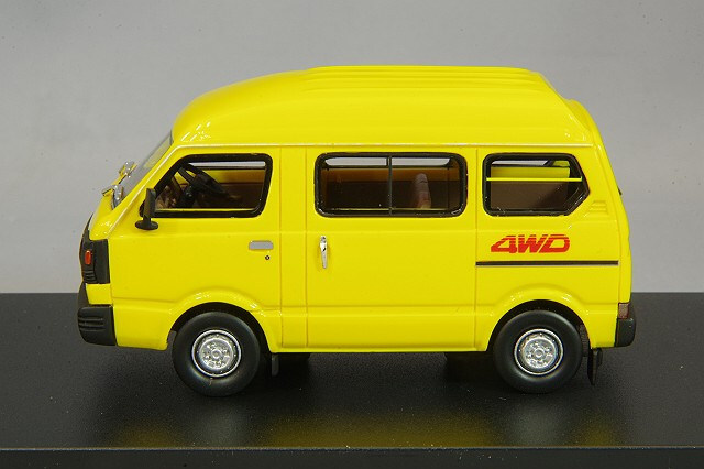 ハイストーリー 1/43 スバル サンバー 4WD (1980) シグナルイエロー