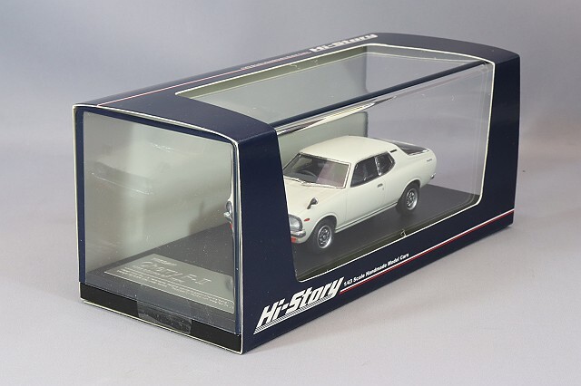 ハイストーリー 1/43 日産 チェリー F-II 1400 クーペ GX 1974 ホワイト