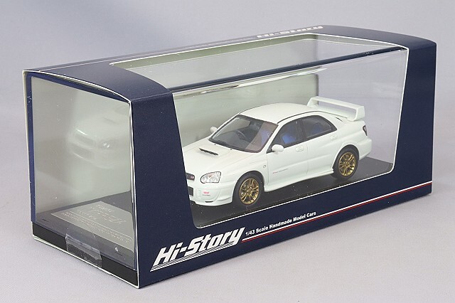 1/43 ハイストーリー　スバル　WRX STI EJ20 ミニカー　ホワイト Amazon | ミニカー 1/43 ハイストーリー スバル WRX STI EJ20