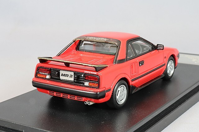 ハイストーリー 1/43 トヨタ MR2 Gリミテッド (1984) スーパーレッドII