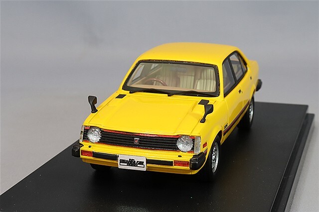 ハイストーリー 1/43 いすゞ ジェミニ セダン ZZ/T (1981) イエロー