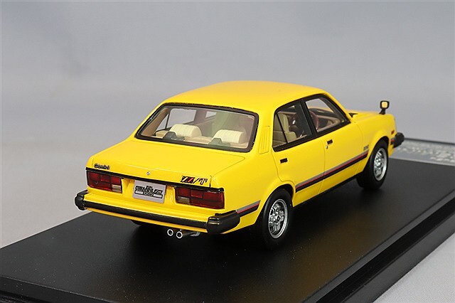 ハイストーリー 1/43 いすゞ ジェミニ セダン ZZ/T (1981) イエロー