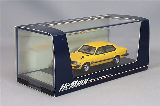 ハイストーリー 1/43 いすゞ ジェミニ セダン ZZ/T (1981) イエロー