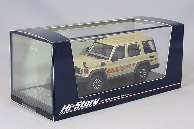 1/43 Toyota LAND CRUISER 70 AX (2023) ベージュ [ハイストーリー 