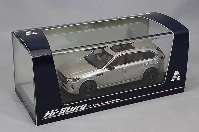 ハイストーリー 1/43 マツダ CX-80 2024 プラチナクォーツメタリック