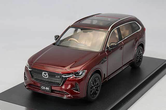 ハイストーリー 1/43 マツダ CX-80 2024 アーティザンレッドプレミアム