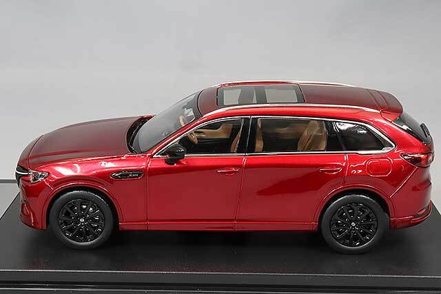 マツダ　Mazda2 1/43ミニカー ソウルレッドクリスタルメタリック ハイストーリー 1/43 マツダ CX-80 2024 ソウルレッドクリスタルメタリック