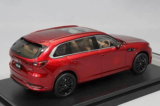 ハイストーリー 1/43 マツダ CX-80 2024 ソウルレッドクリスタルメタリック