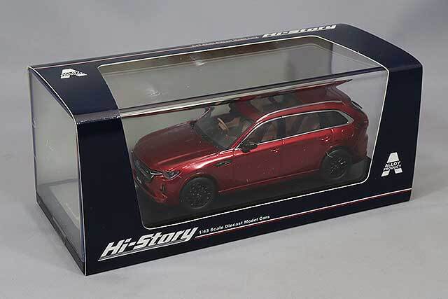 ハイストーリー 1/43 マツダ CX-80 2024 ソウルレッドクリスタルメタリック