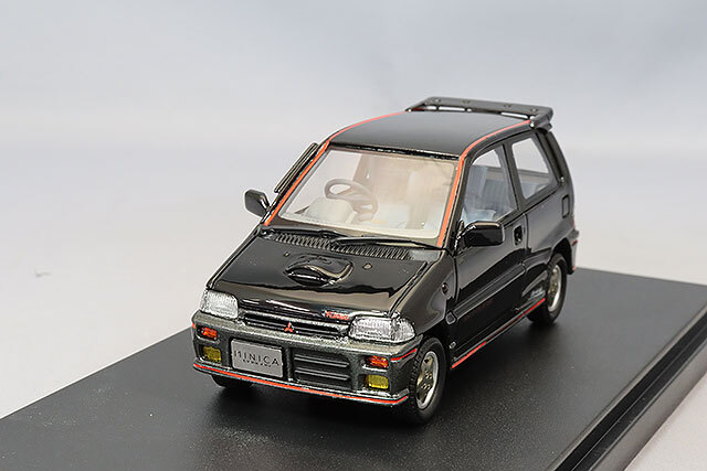 ハイストーリー 1/43 三菱 ミニカ ダンガン ZZ 1990 ランプブラック
