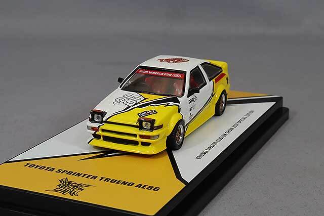 イノモデル 1/64 トヨタ スプリンタートレノ (AE86) ブルネイダイ