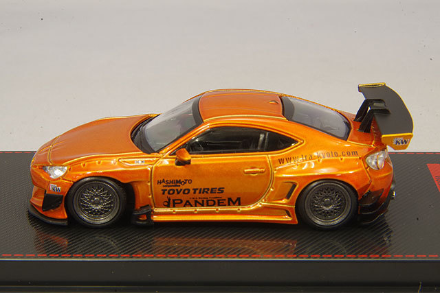 IG 1/64 トヨタ Pandem 86 V3 オレンジメタリック 1404 IG1752 1/64 PANDEM TOYOTA 86 V3 Orange Metallic | LINE UP