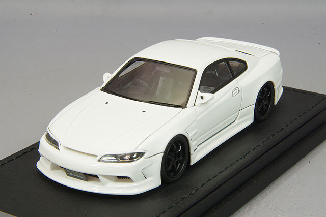 イグニッションモデル 1/43 VERTEX S15 シルビア ホワイト/アドバンRG 