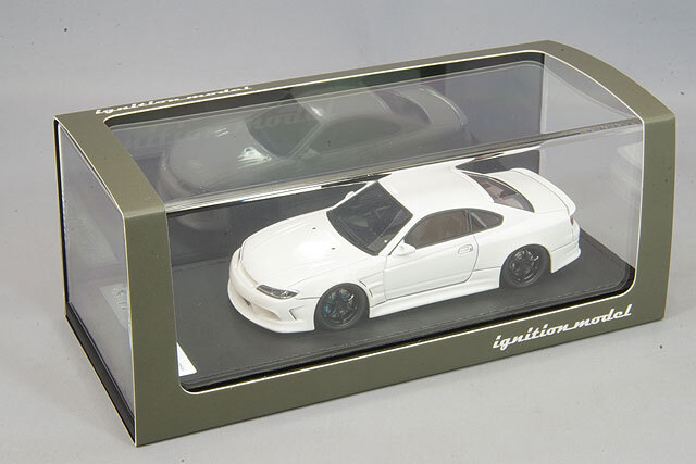 イグニッションモデル 1/43 VERTEX S15 シルビア ホワイト/アドバンRG 