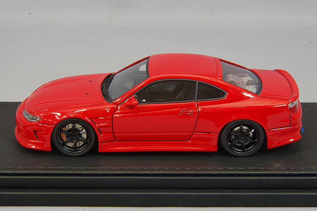 イグニッションモデル 1/43 VERTEX S15 シルビア レッド/アドバンRG-D  