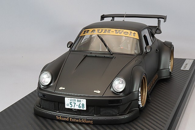 イグニッションモデル 1/18 RWB 930 マットブラック/SSRプロフェッサー 