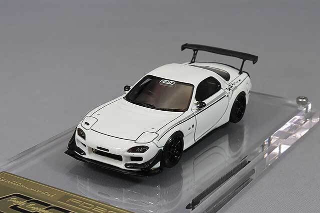 イグニッションモデル 1/64 FEED RX-7 (FD3S) ホワイト/アドバン