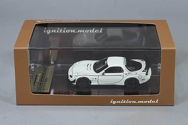 イグニッションモデル 1/64 FEED RX-7 (FD3S) ホワイト/アドバン