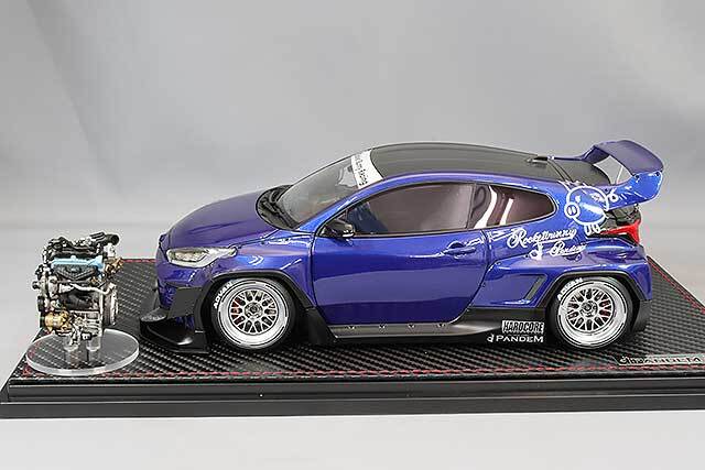1/18 イグニッションモデル　パンデムヤリス　カスタム【新品】改 イグニッションモデル 1/18 パンデム GR ヤリス (4BA) ブラック