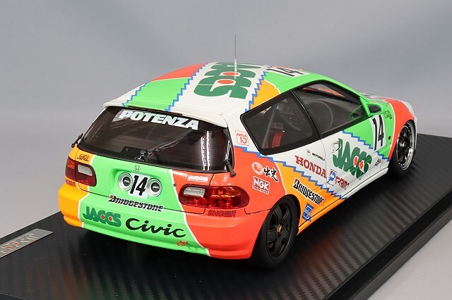 イグニッションモデル 1/18 JACCS シビック 1993 JTC #14 服部