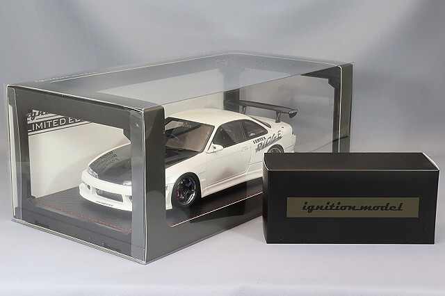 海外並行品 イグニッションモデル 1/18 VERTEX S14 シルビア パール 